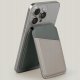 Uniq UNIQ Lyden DS magnetic RFID wallet and phone stand beige-green/ivory-lichen green 3
