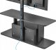 Mozos Stolik RTV czarny CTS2 4