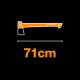 Fiskars Fiskars Splitting Axe X-Series XSeries X28 M orange black (1069107) 6