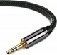 Kabel Wozinsky Jack 3.5mm - Jack 3.5mm 3m czarny (5907769307430) 5