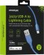 Kabel USB Innostyle USB-A - Lightning 2 m Niebieski 1