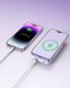Powerbank Innostyle INNOSTYLE POWERMAG 2W1 SZYBKI POWERBANK INDUKCYJNY DO MAGSAFE 10000MAH STOJAK FIOLETOWY 6