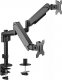 HDWR Uchwyt biurkowy na 2 monitory 17" - 32" (SolidHand-AS02) 1