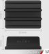 Alogy Stojak pionowy na laptopa telefon tablet 3w1 organizer uchwyt podstawka regulowana na biurko Alogy czarny 2