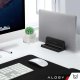 Alogy Stojak pionowy na laptopa telefon tablet 3w1 organizer uchwyt podstawka regulowana na biurko Alogy czarny 7