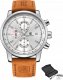 Zegarek BENYAR ZEGAREK MĘSKI BENYAR KLASYCZNY ELEGANCKI CHRONOGRAF DATOWNIK + PUDEŁKO 1