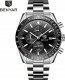Zegarek BENYAR ZEGAREK MĘSKI BENYAR KLASYCZNY ELEGANCKI CHRONOGRAF DATOWNIK + PUDEŁKO 1
