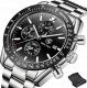 Zegarek BENYAR ZEGAREK MĘSKI BENYAR KLASYCZNY ELEGANCKI CHRONOGRAF DATOWNIK + PUDEŁKO 6