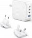 Ładowarka Innostyle INNOSTYLE SUPER CUBE MOCNA SZYBKA ŁADOWARKA GAN PODRÓŻNA EU US UK AU 4X USB USB-C 100W BIAŁA 12