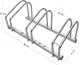 Heckermann Stojak na rower 3 stanowiska Heckermann RC-2832B 2