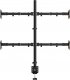 vidaXL Uchwyt biurkowy na 4 monitory 13" - 27" (358004) 2