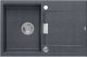 Zlewozmywak Owen OWEN 111 GraniteQ zlewozmywak z syfonem Push 2 Open 1-komorowy z/o (760x500x215; kom. 330x430) silver stone / elementy stalowe 4
