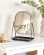 Lusterko kosmetyczne Beliani Lusterko kosmetyczne Złoty DORDOGNE 9