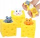 PrzydaSie Gniotek Antystresowy Ser Z Myszką Squishy Mysz Mochi Sensoryczny 1