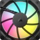 Wentylator Corsair RS120 PWM ARGB Czarny 3-pack (CO-9050180-WW) 3