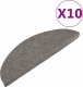 Samoprzylepne nakładki na schody, 10 szt., szare, 56x17x3 cm 2