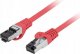 Lanberg Patchcord S/FTP kat.8.1 2m LSZH CU fluke passed czerwony 1
