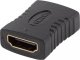 Adapter AV Lanberg Adapter Lanberg HDMI(F)->HDMI(F) 4K beczka czarny 1