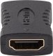 Adapter AV Lanberg Adapter Lanberg HDMI(F)->HDMI(F) 4K beczka czarny 2