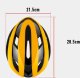 RockBros Kask rowerowy Rockbros 10110004005 rozmiar L - żółto-czarny 3