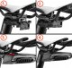 RockBros Lampka rowerowa tylna Rockbros LKWD-R1 z laserem i pilotem + kabel micro USB - USB-A - czarna 19