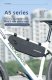 RockBros Sakwa rowerowa AS-043 na rzepy 3l - czarna 2