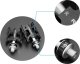 RockBros Zestaw pedałów Rockbros K320F-BK MTB ze stopu aluminium - czarne 1
