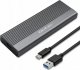 Kieszeń Qoltec Obudowa | kieszeń na dysk SSD M.2 | SATA | NGFF | USB-C | Super speed 6Gb/s | 2TB | Szara 1