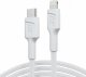 Kabel USB Green Cell Lightning - USB-C 1 m Czarny (KABGC07W) 1