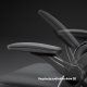Krzesło biurowe Diablo Chairs V-Light Czarne 8