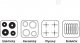 Patelnia MediaShop Patelnia dwustronna Livington Black Doubletta Basic 8
