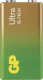 GP Bateria Ultra Alkaline 6LR61 1 szt. 2