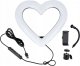 Lampa pierścieniowa OEM Lampa LED Ring / Heart Stream RGB pierścieniowa 10 cali FULL COLOR z uchwytem na telefon + statyw JM26-10 7