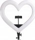 Lampa pierścieniowa OEM Lampa LED Ring / Heart Stream RGB pierścieniowa 12 cali FULL COLOR z uchwytem na telefon + statyw JM33-13 5