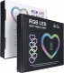Lampa pierścieniowa OEM Lampa LED Ring / Heart Stream RGB pierścieniowa 12 cali FULL COLOR z uchwytem na telefon + statyw JM33-13 9