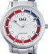 Zegarek Q&Q Zegarek QQ Q52B-001P Damski Sportowy Srebrny 2