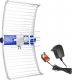 Antena RTV Telkom-Telmor Antena TV DVB-T/T2 ASR IQ 5G 700 PROTECTED 2023 z zasilaczem ZZA-7 Telkom Telmor 1