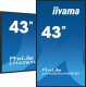 Monitor iiyama ProLite LH4365UHSB-B1 4