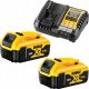 Dewalt Zasilacz DCB1104P2: ładowarka DCB1104 + 2x akumulator XR Li-Ion 18V 5Ah DCB184 1