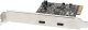 Kontroler adapter PCIe 2x na USB C 3.1 3A+1.5A 2