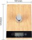 Waga kuchenna Gordon ELEKTRONICZNA WAGA KUCHENNA PŁASKA BAMBUSOWA LCD 5KG 16