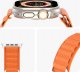 Dux Ducis Sportowy pasek ze sprzączką do Apple Watch Ultra / 9 / 8 / 7 / 6 / SE / 5 / 4 / 3 / 2 / 1 (42, 44, 45, 49 mm) Dux Ducis Strap GS Version - pomarańczowy 2