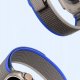 Dux Ducis Sportowy pasek na rzepy do Apple Watch Ultra / 9 / 8 / 7 / 6 / SE / 5 / 4 / 3 / 2 / 1 (42, 44, 45, 49 mm) Dux Ducis Strap YJ Version - niebiesko-szary 2