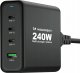 Ładowarka Wozinsky Ładowarka sieciowa GaN Wozinsky WGCSB 240W USB-A / 3 x USB-C - czarna 2
