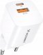 Ładowarka Wozinsky Ładowarka sieciowa Wozinsky CMWCW 20W USB-C / USB-A - biała 1