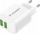 Ładowarka Wozinsky Ładowarka sieciowa Wozinsky CUWCW 2,4A 2 x USB-A - biała 2