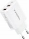 Ładowarka Wozinsky Ładowarka sieciowa Wozinsky CWCUCW 30W USB-C / 2 x USB-A - biała 3