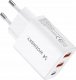Ładowarka Wozinsky Ładowarka sieciowa Wozinsky CWCUCW 30W USB-C / 2 x USB-A - biała 5