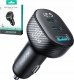 Ładowarka Joyroom Ładowarka samochodowa Joyroom JR-CCD04 30W 2x USB-C USB-A z wyświetlaczem - czarna 5