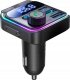 Ładowarka Joyroom Transmiter FM Joyroom JR-CCB01 48W 2x USB-A USB-C z podwójnym mikrofonem - czarny 1